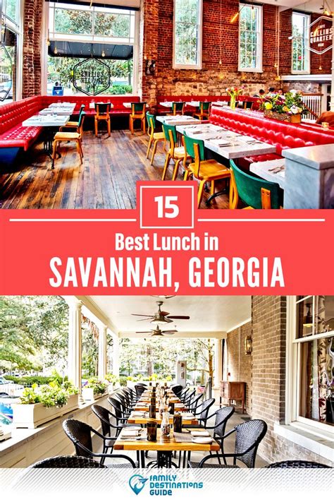 best lunch spots downtown savannah.